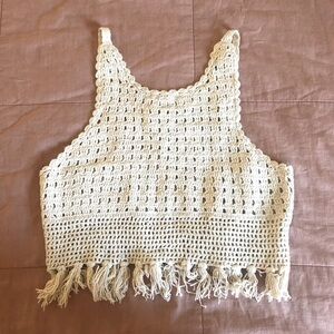 Zara crochet top